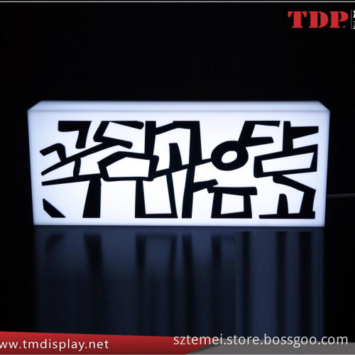Manufacture LED Acrylic Sign for Advertising, LED Acrylic Cubes